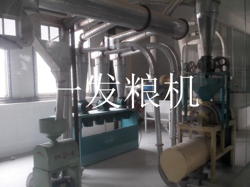 玉米石磨流水線