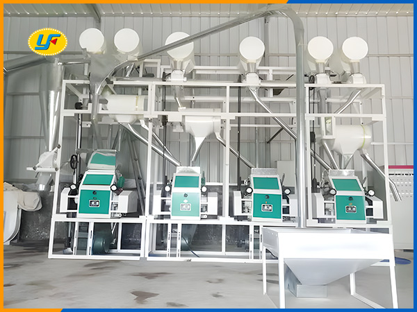 新型皮心分離四臺(tái)磨面機(jī)